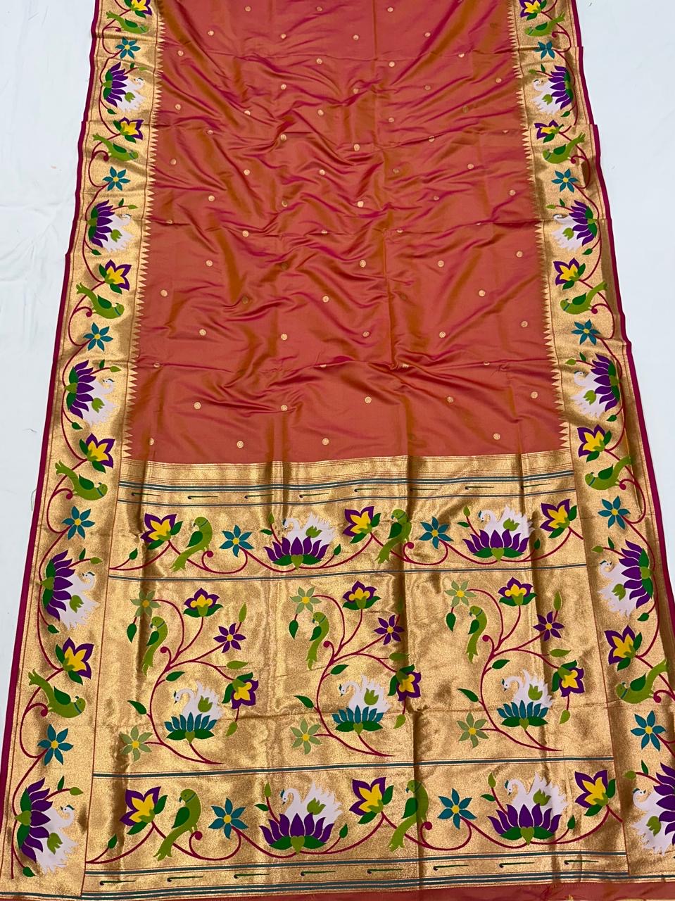 Rajhans Brocade paithani