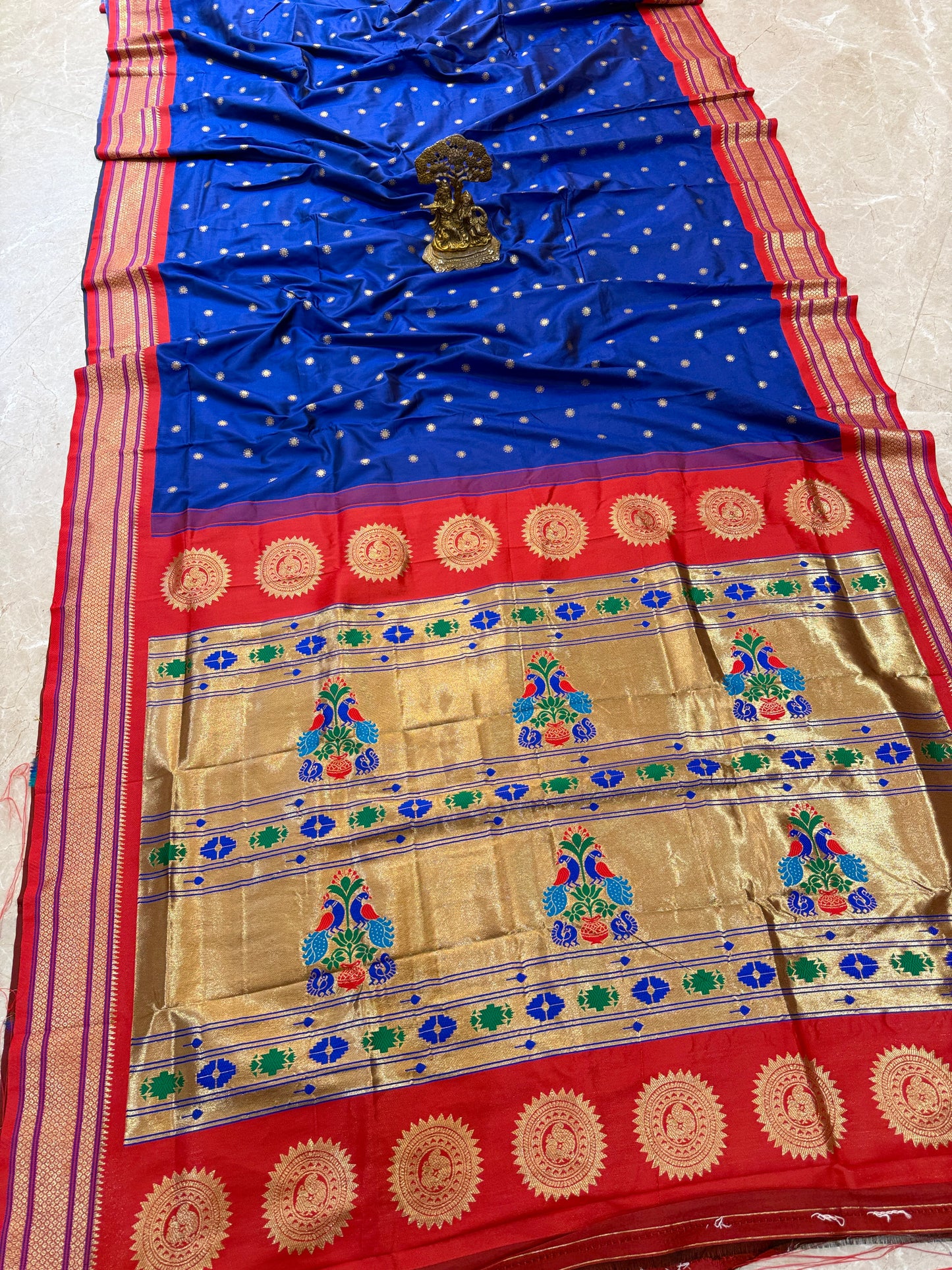 MAHARANI01 BLACK PAITHANI