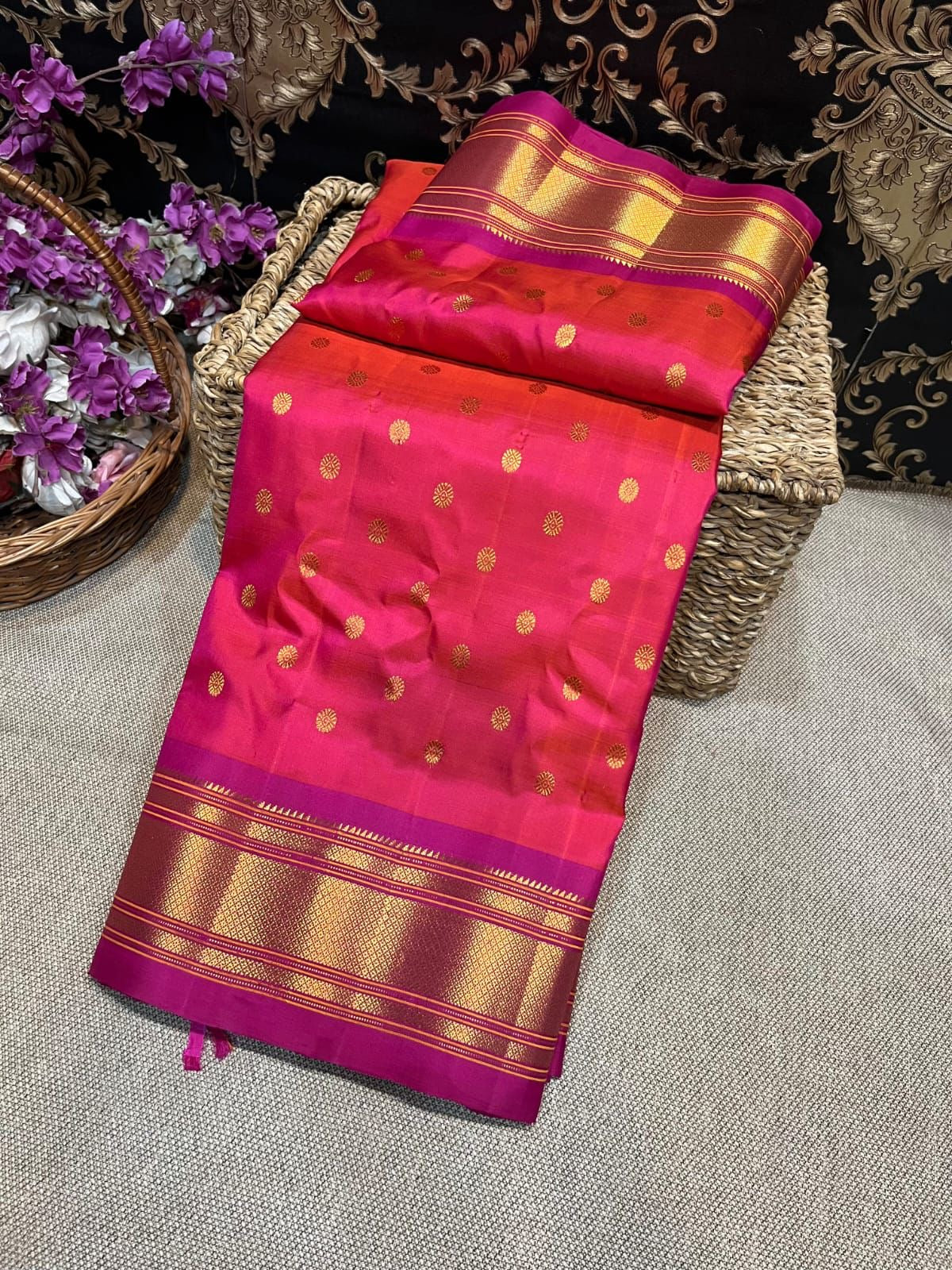 Kalanjali Paithani Pure Silk Handloom