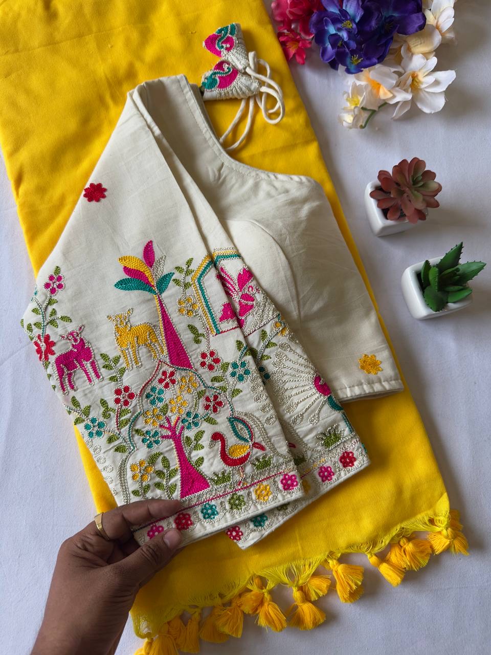 Pure Khadi cotton Saree