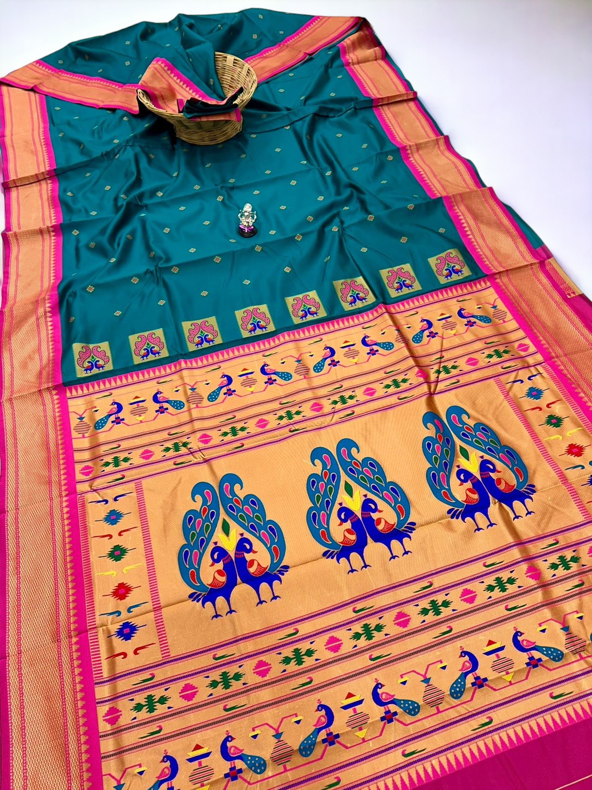 9 Yard Fancy Pallu Paithani