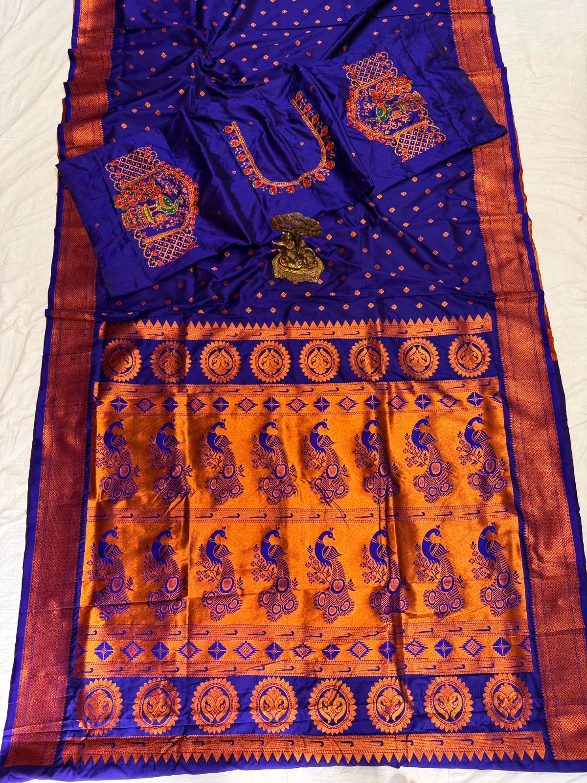 Aarika Kalanjali paithani