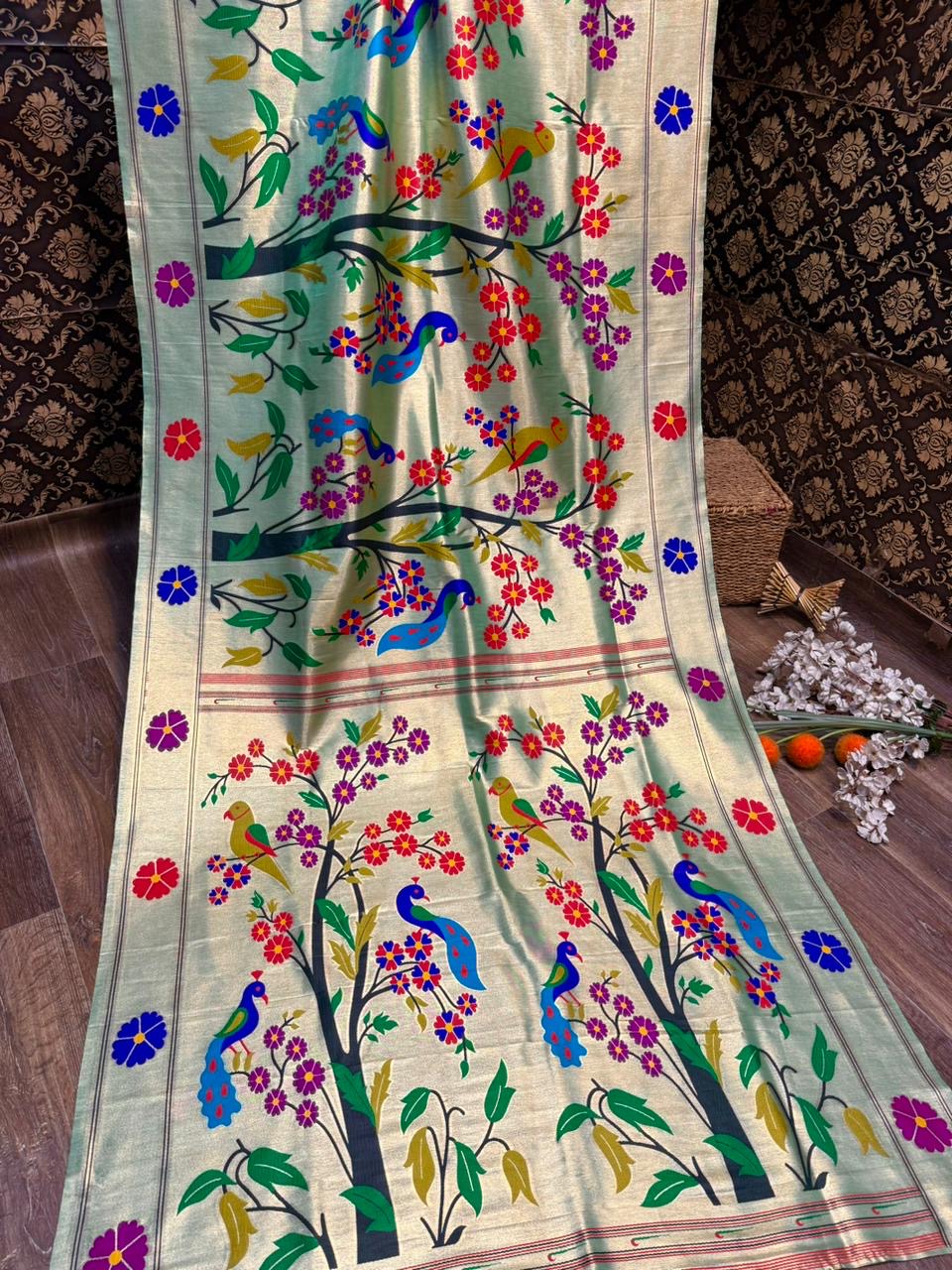 JANAK - All Over Brocade Paithani