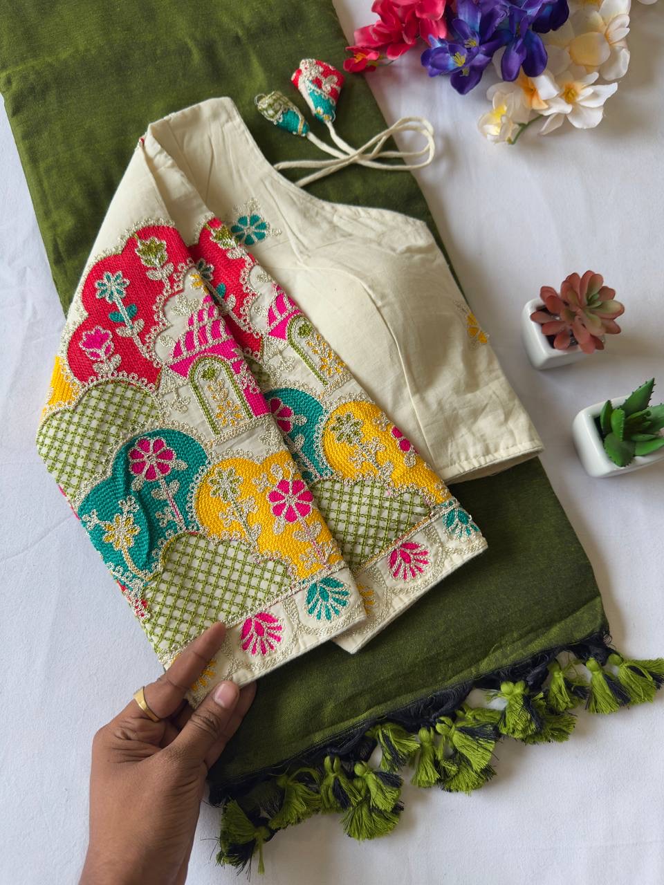 Pure Khadi cotton Saree