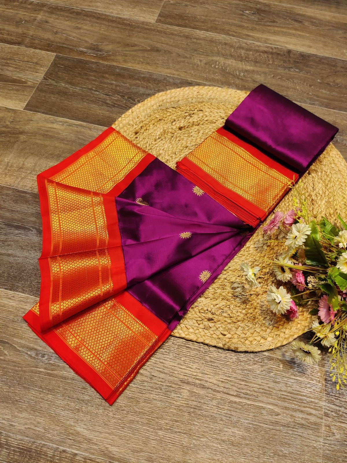 Pure Silk Handloom Maharani Paithani