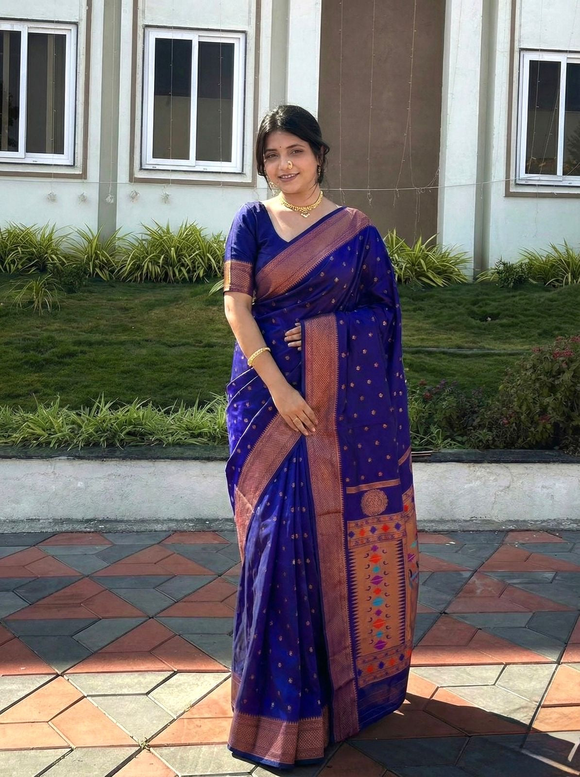 Madhura Soft Silk Kalanjali paithani
