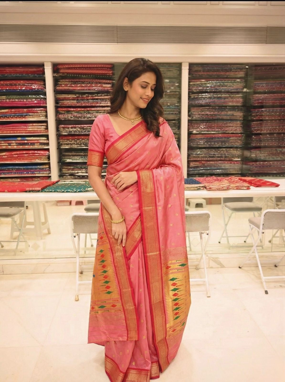 DBL16 -Traditional Double Pallu Paithani