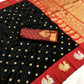 Peacock Motif Border Paithani