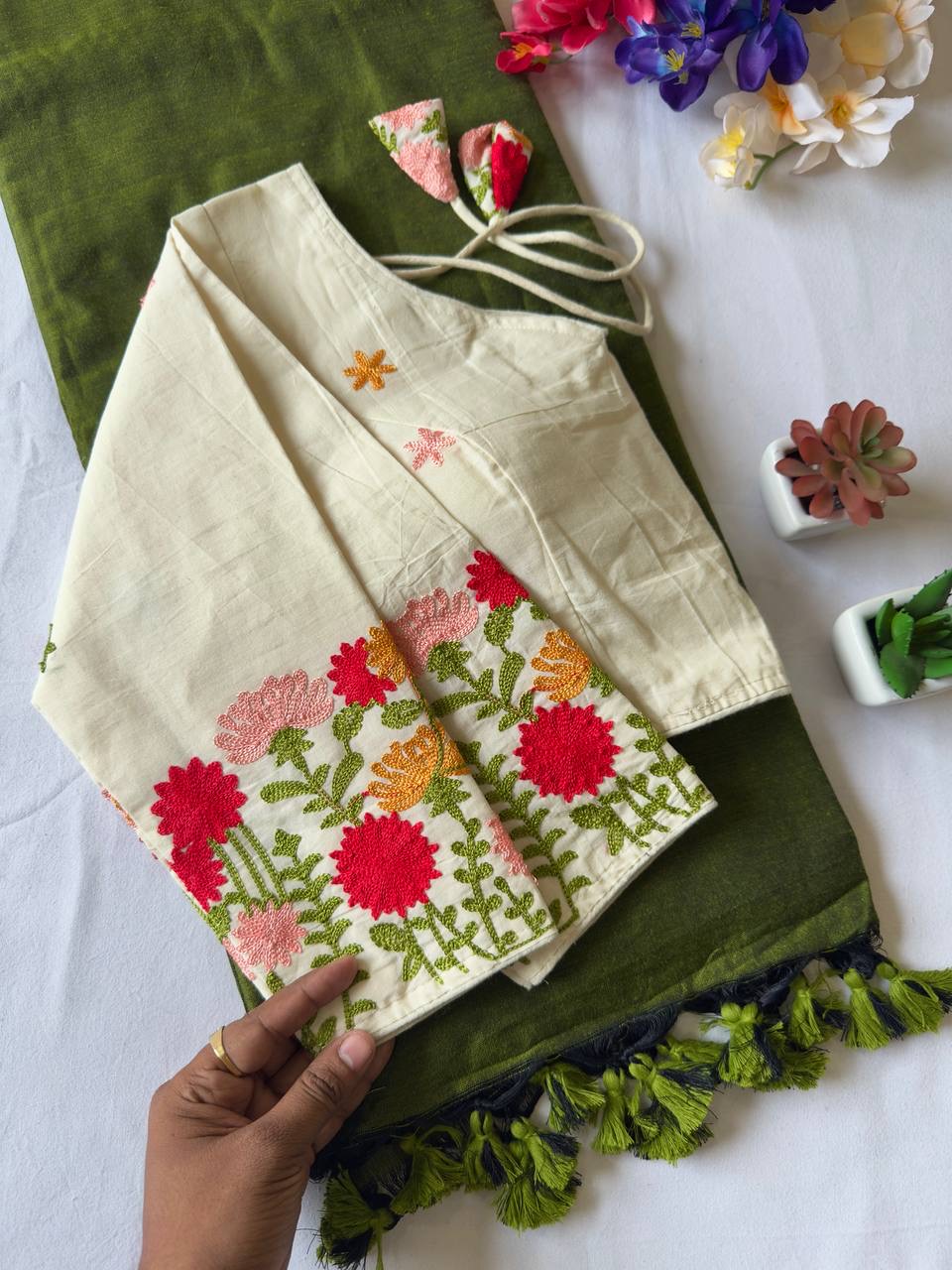 Pure Khadi cotton Saree