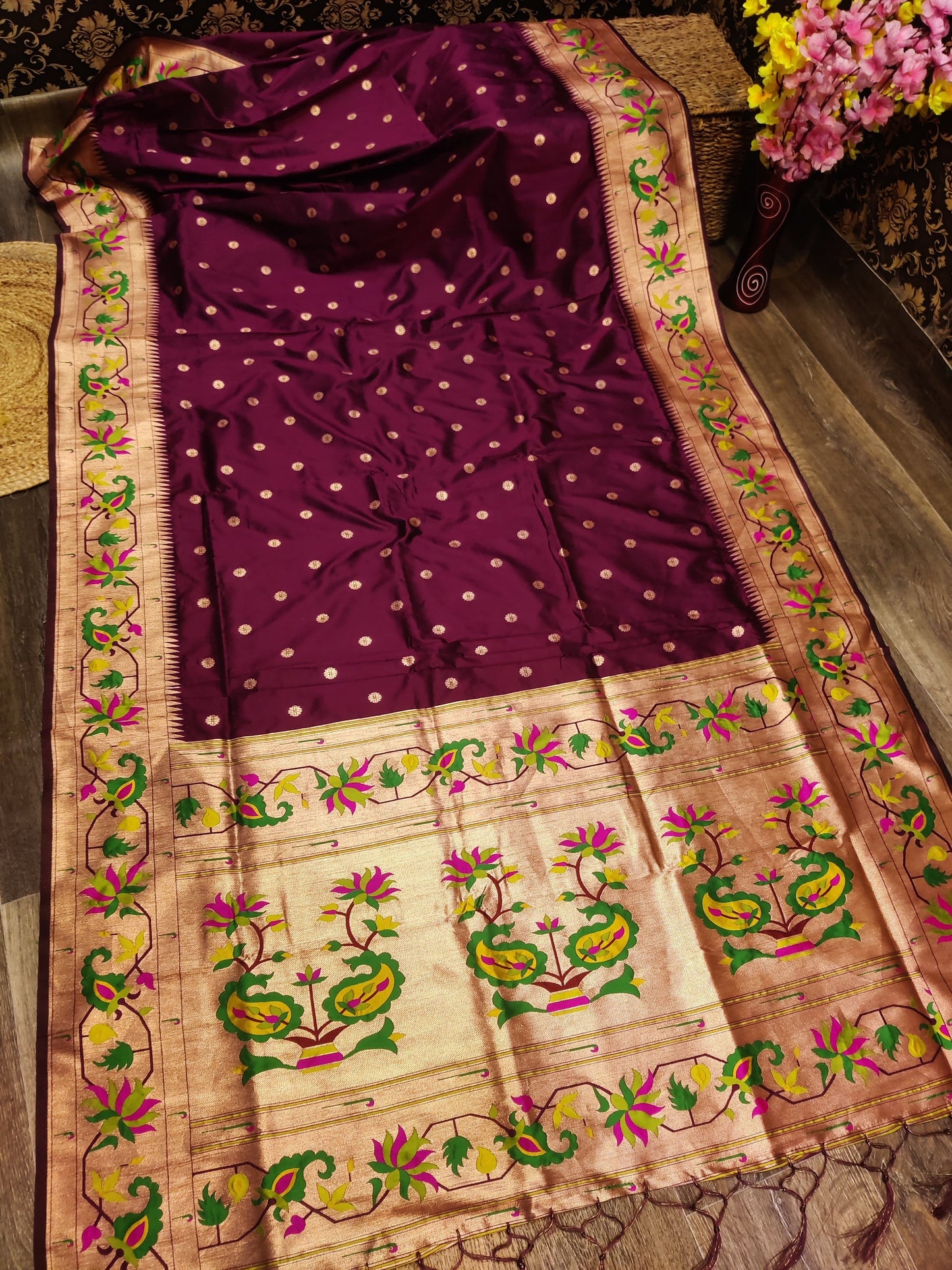 Banarasi Katan Silk Paithani