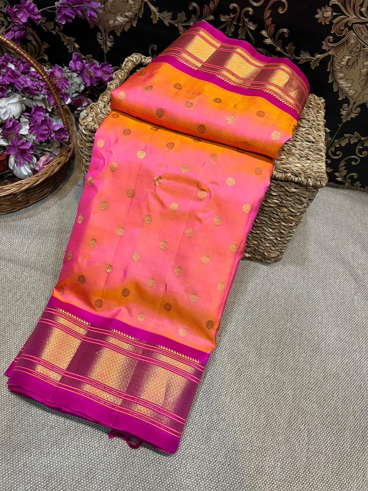 Kalanjali Paithani Pure Silk Handloom