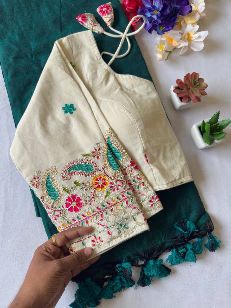 Pure Khadi cotton Saree