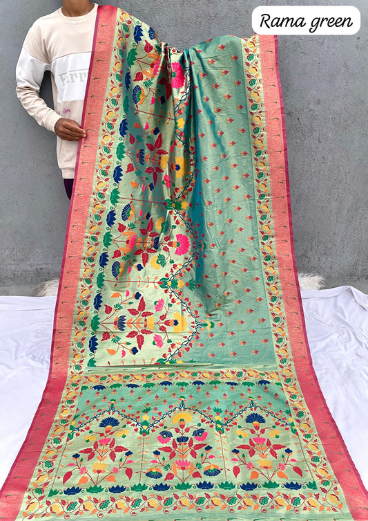 AVB25 All Over Brocade Paithani !!