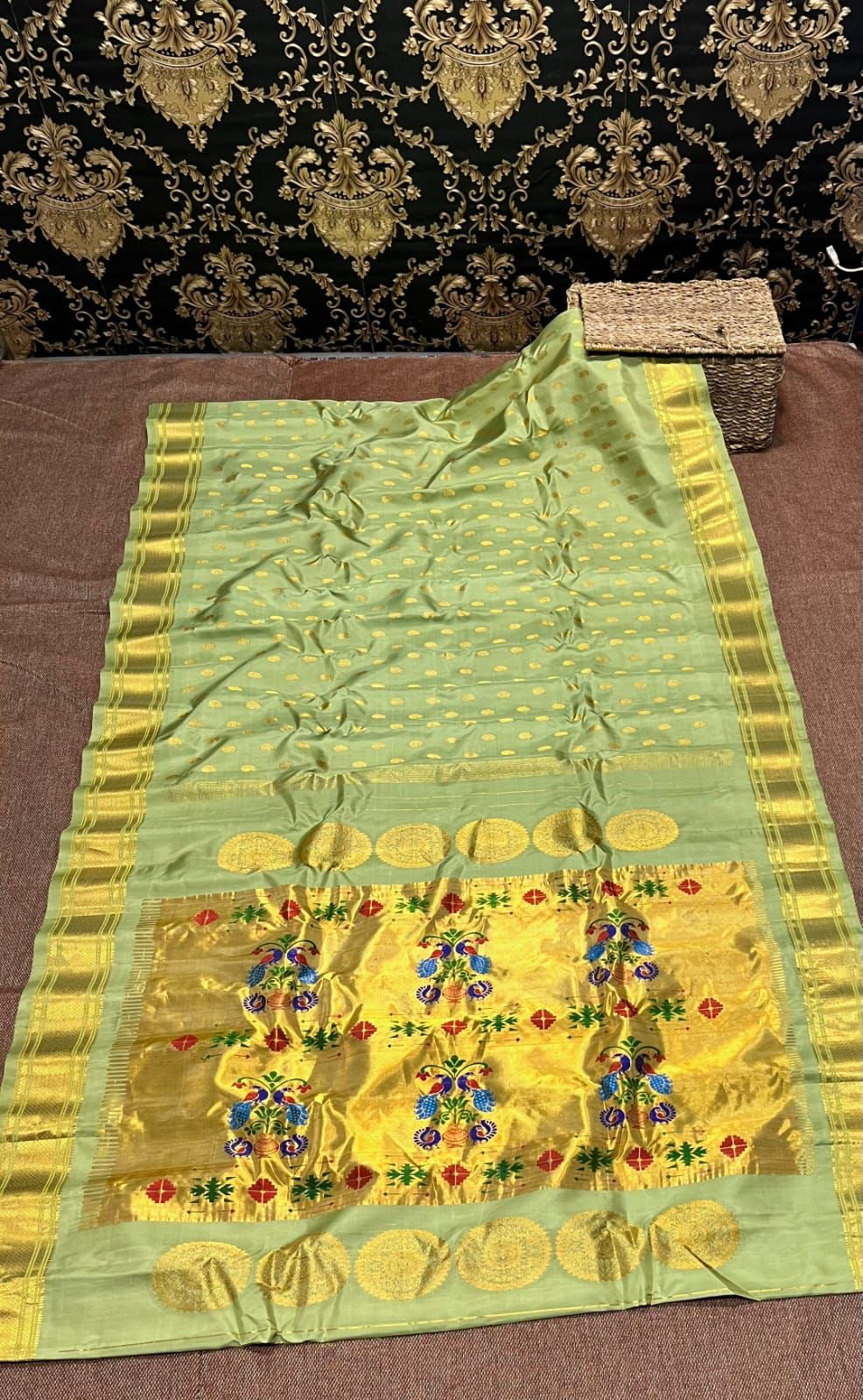 Kalanjali Paithani Pure Silk Handloom