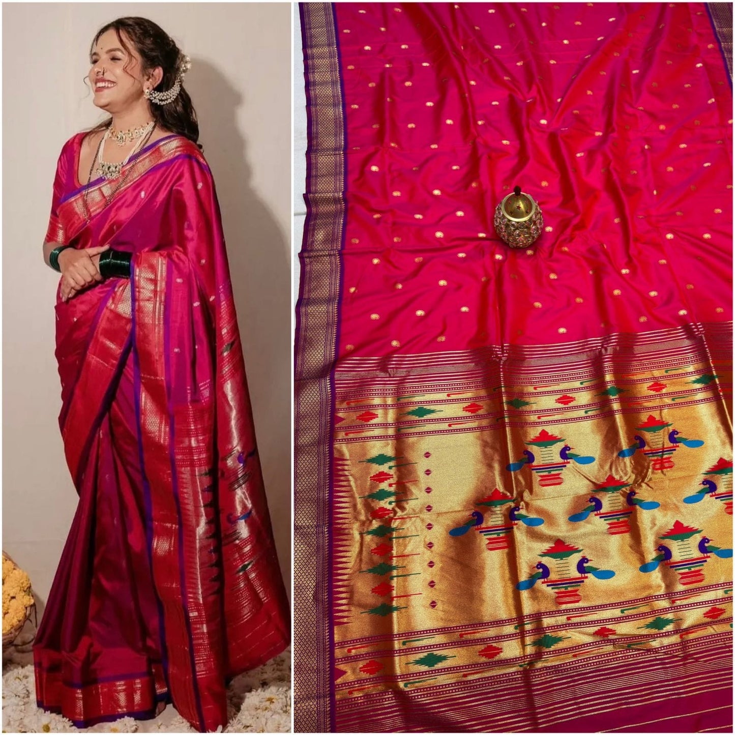 DBL16 -Traditional Double Pallu Paithani