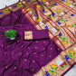 SBBP24- Swan Border Brocade Paithani !!