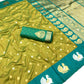 Peacock Motif Border Paithani