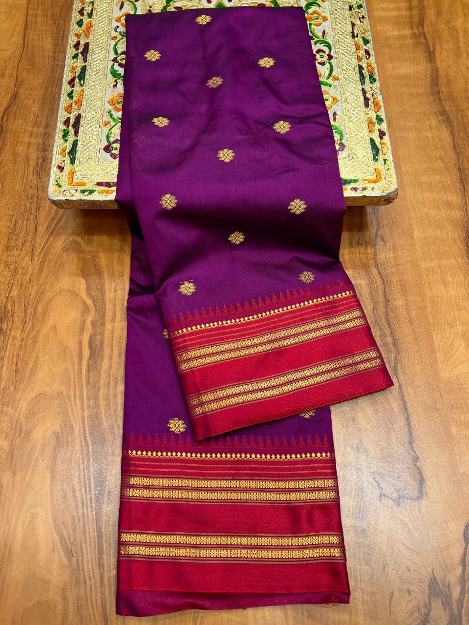 NS01 Narayanpeth Silk Saree
