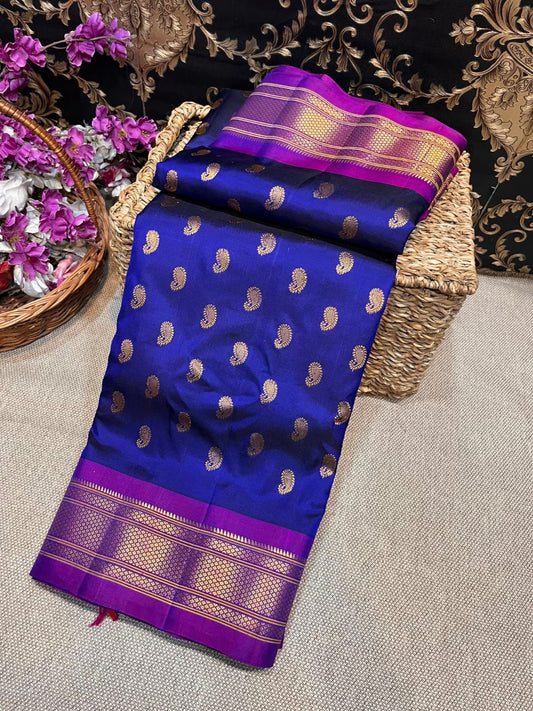 Kalanjali Paithani Pure Silk Handloom