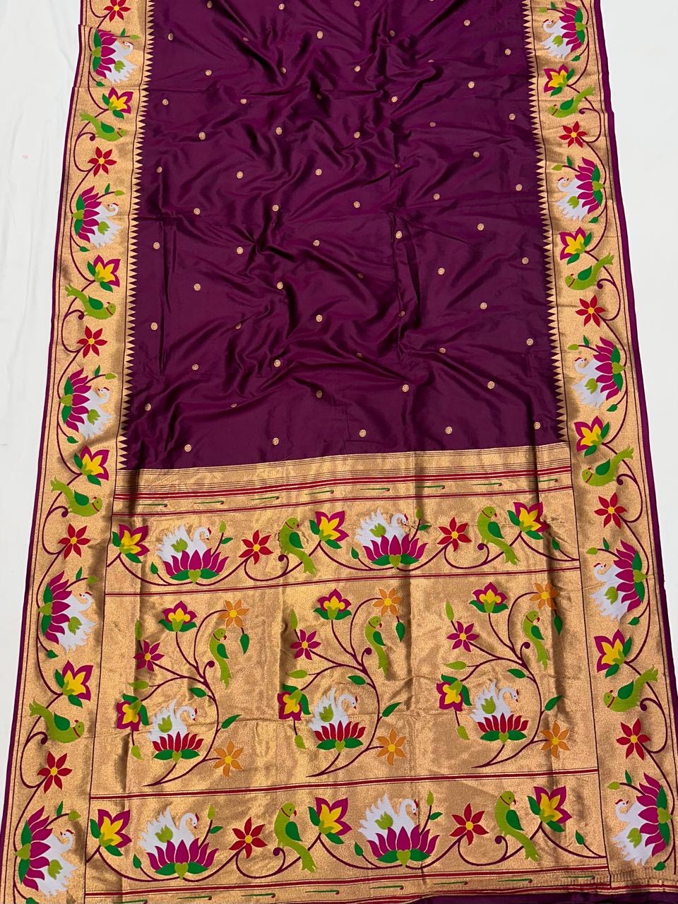 Rajhans Brocade paithani