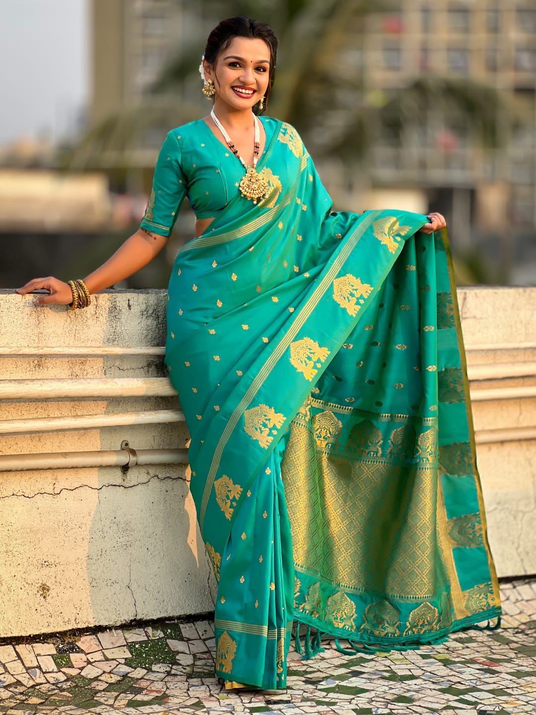 Gajlaxmi Silk Paithani