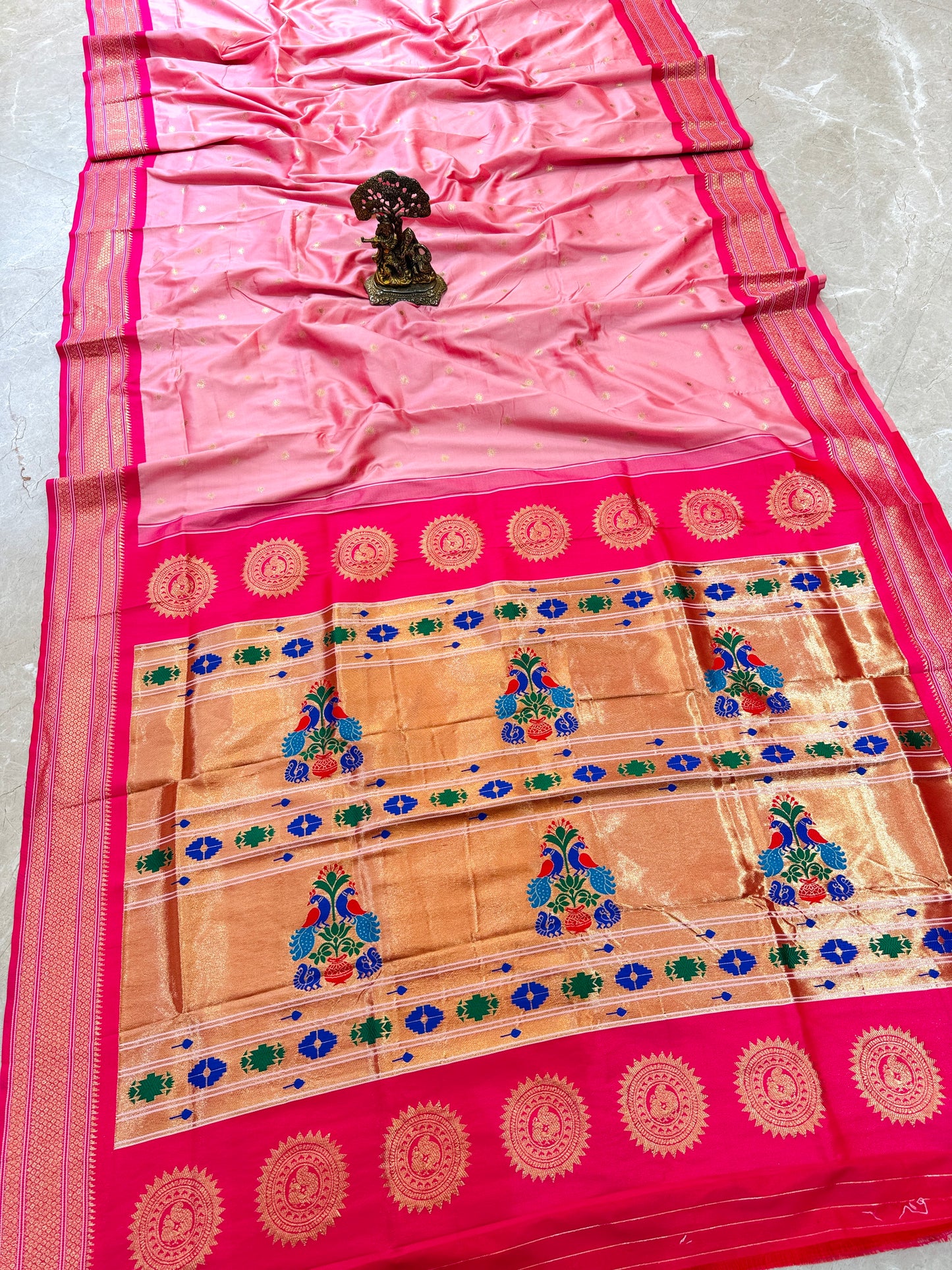 MAHARANI01 BLACK PAITHANI