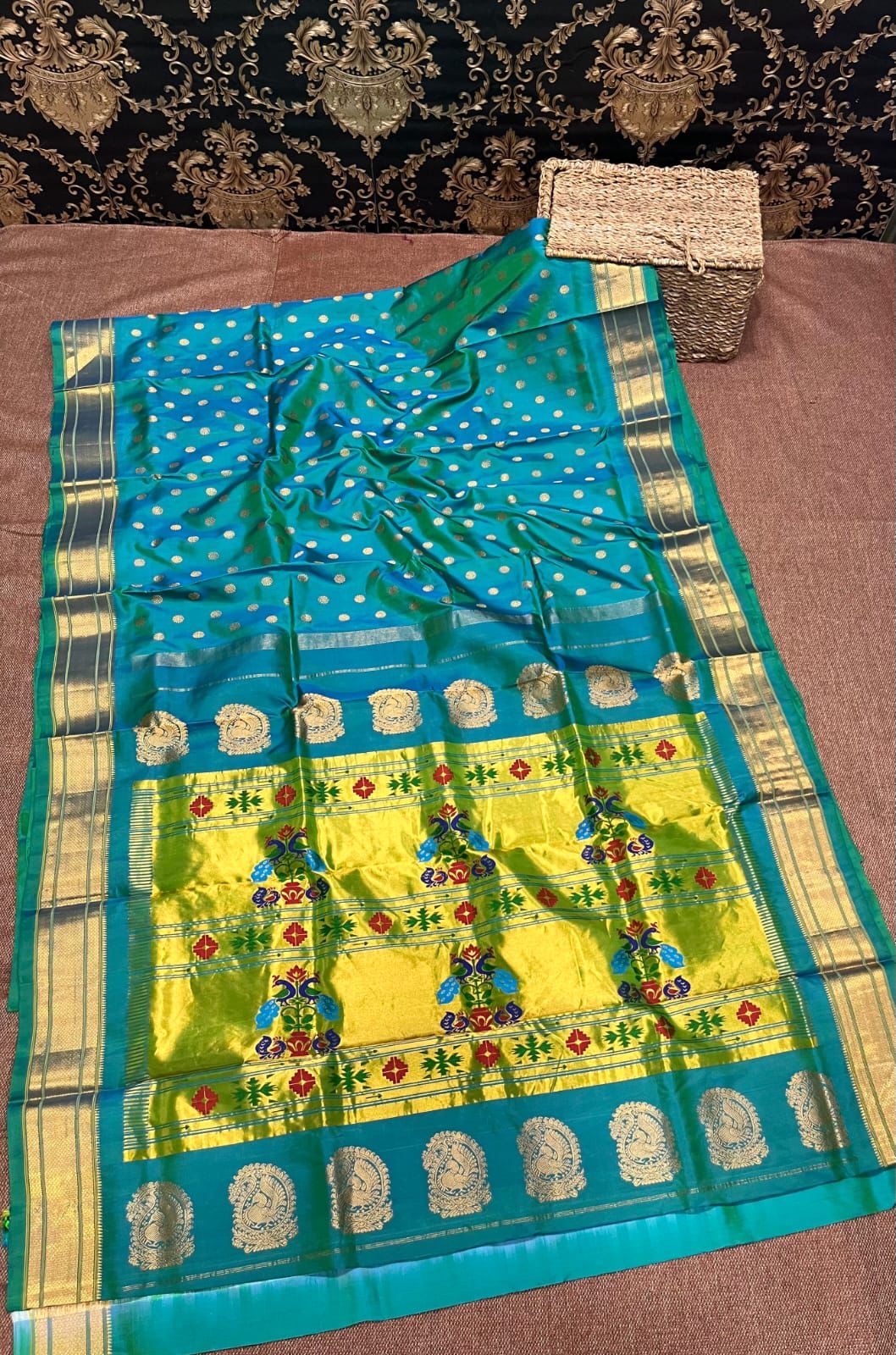 Kalanjali Paithani Pure Silk Handloom