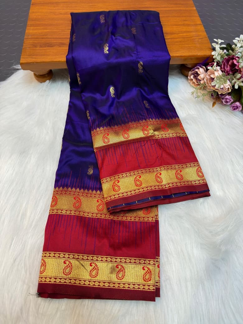 Mugdha Gadwal Border Paithani