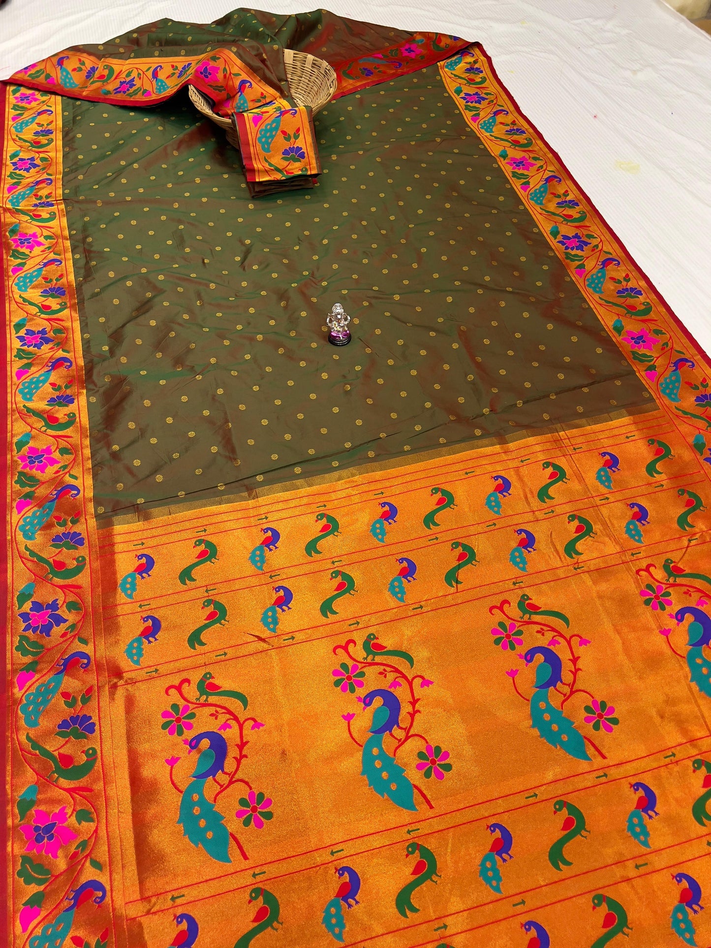Pushpaa Brocade Paithani