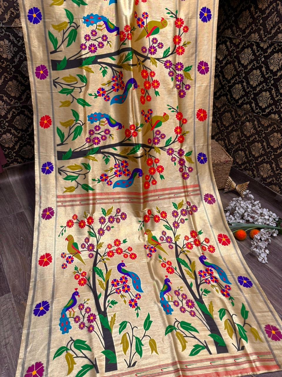 JANAK - All Over Brocade Paithani