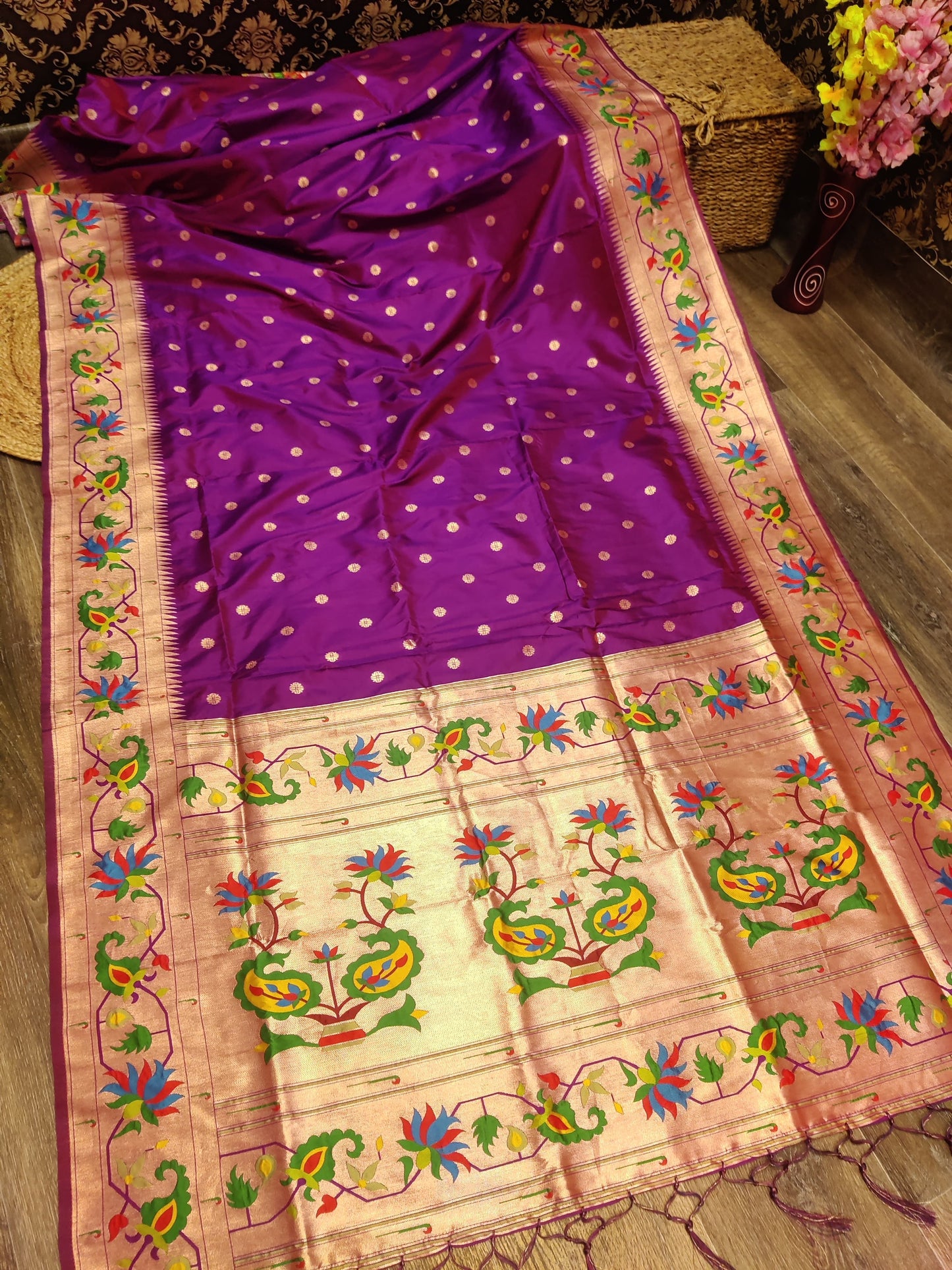 Banarasi Katan Silk Paithani