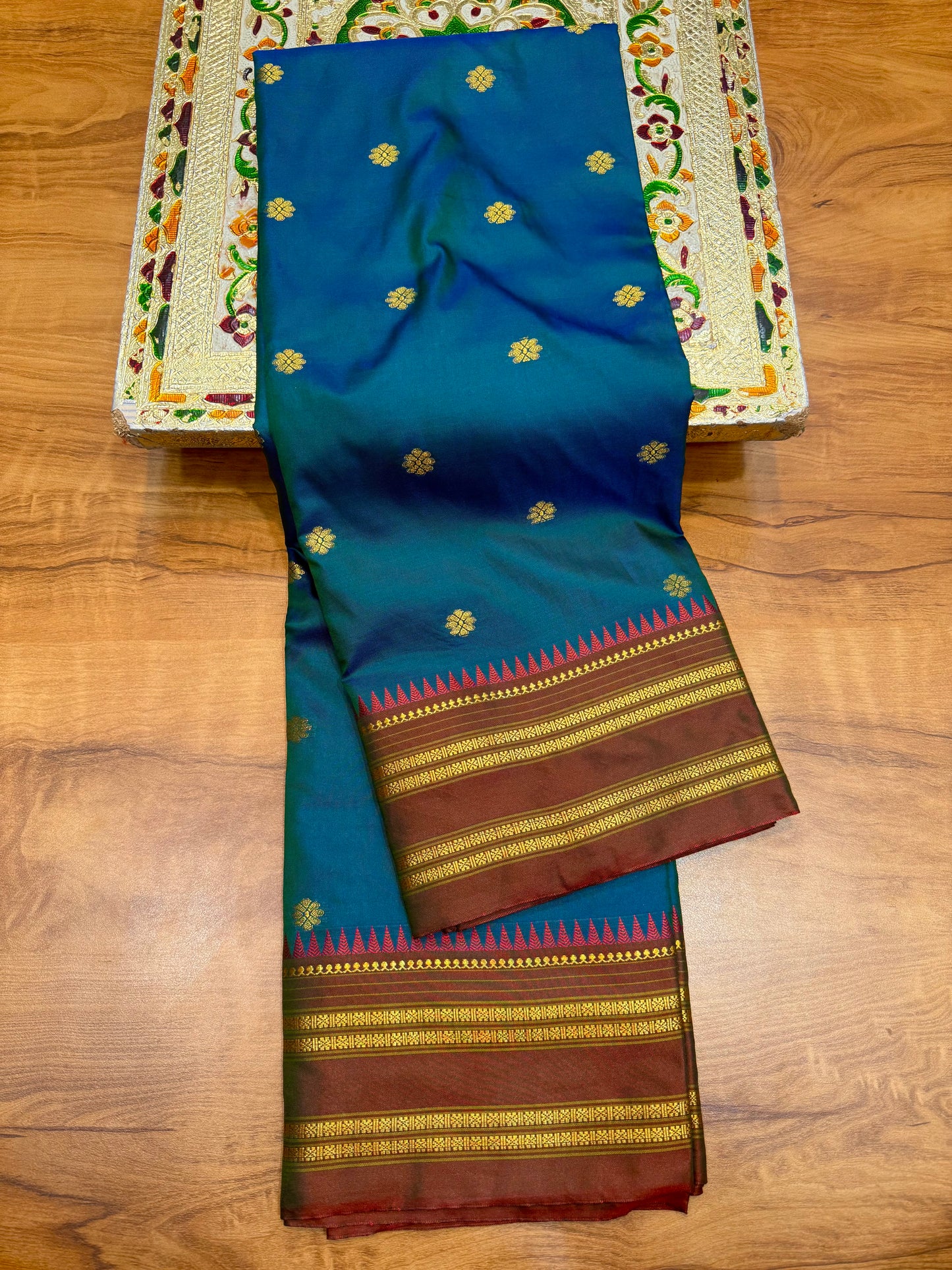 NS01 Narayanpeth Silk Saree