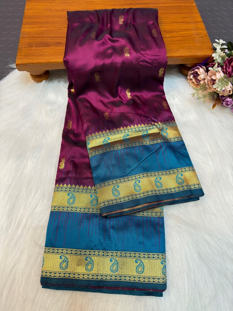 Mugdha Gadwal Border Paithani