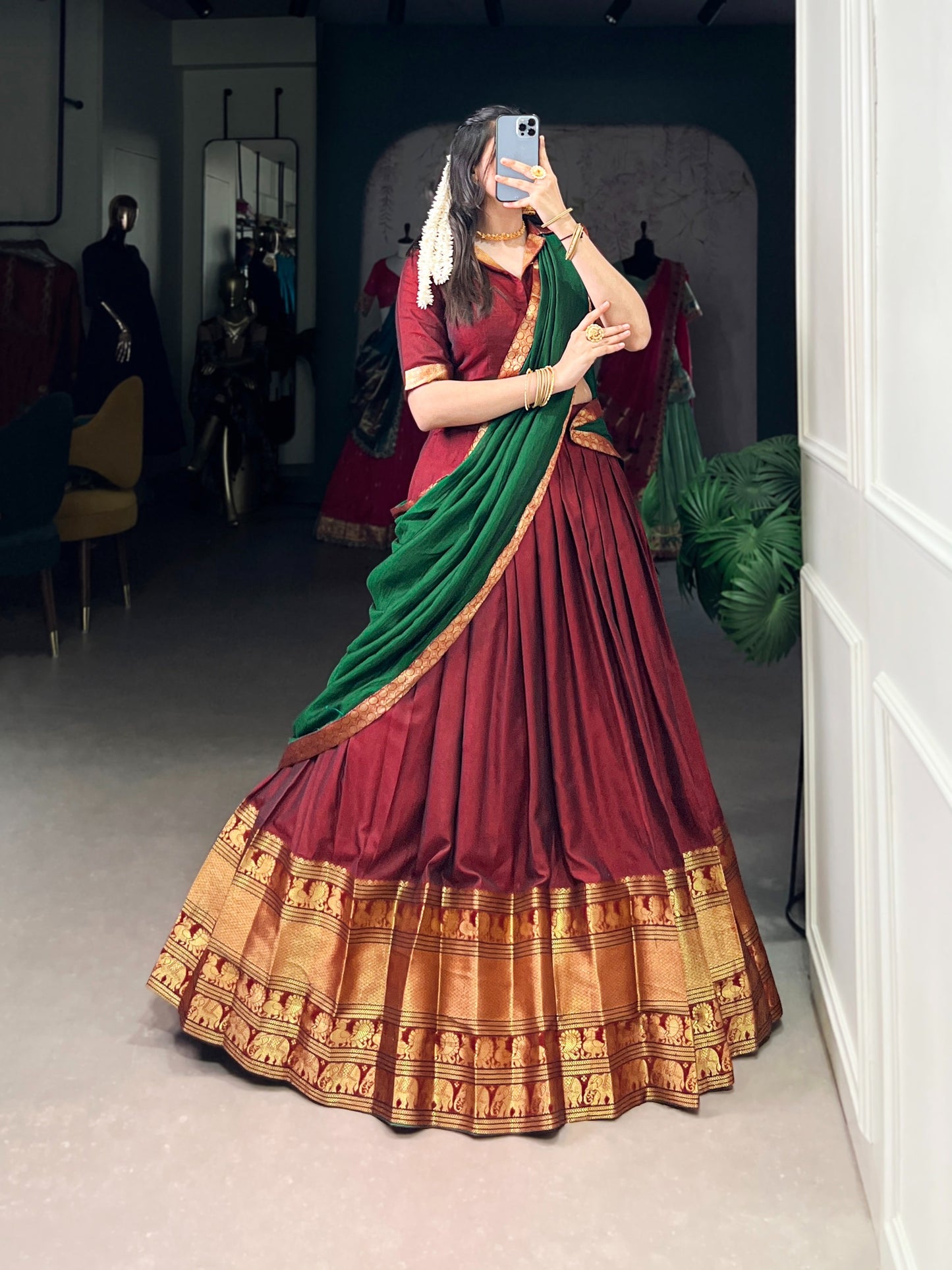 SELVI SOUTH TYPE LEHENGA