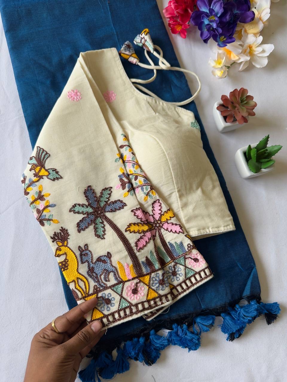 Pure Khadi cotton Saree