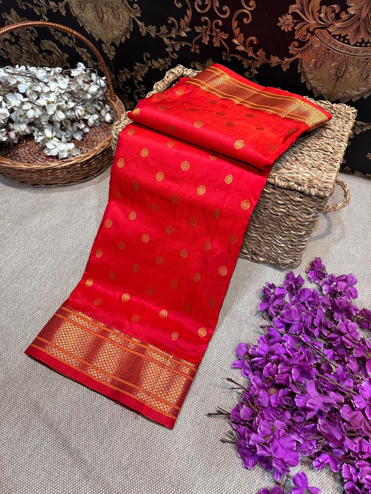Kalanjali Paithani Pure Silk Handloom