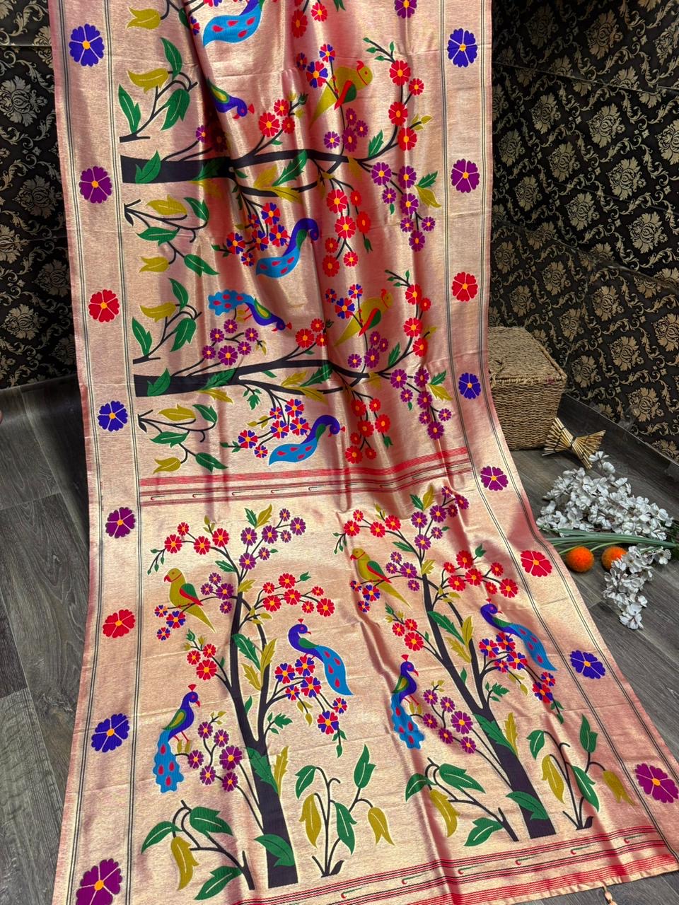JANAK - All Over Brocade Paithani