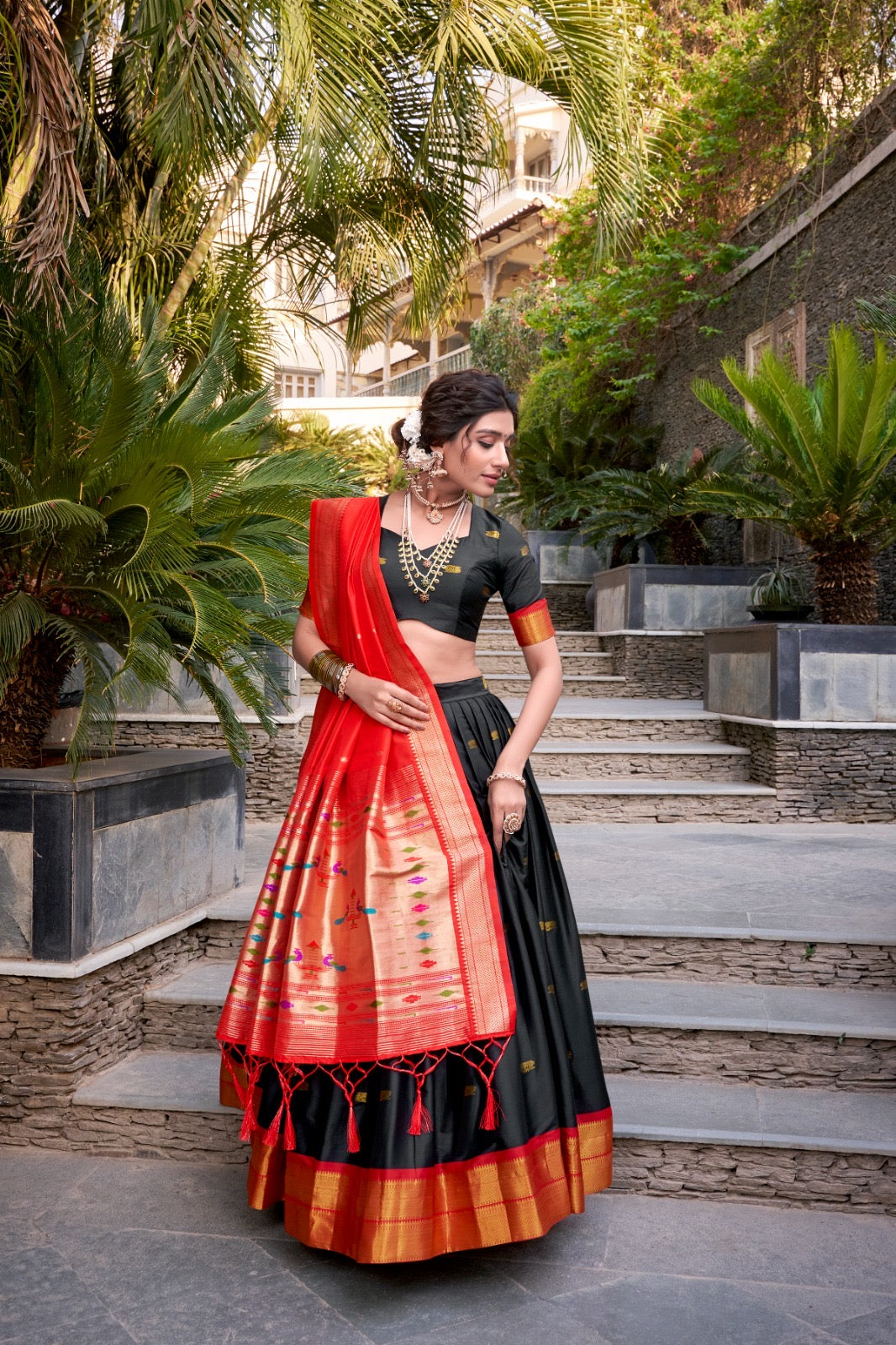 MorChandrika
 - Paithani Lehenga