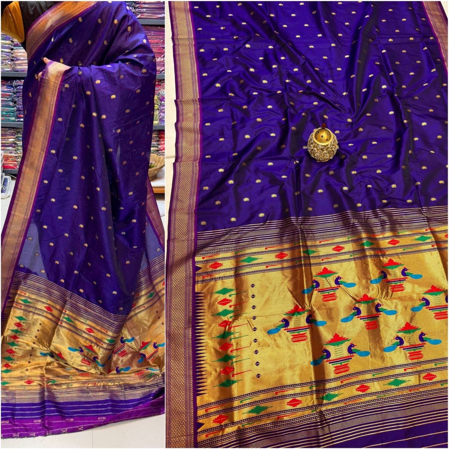 DBL16 -Traditional Double Pallu Paithani