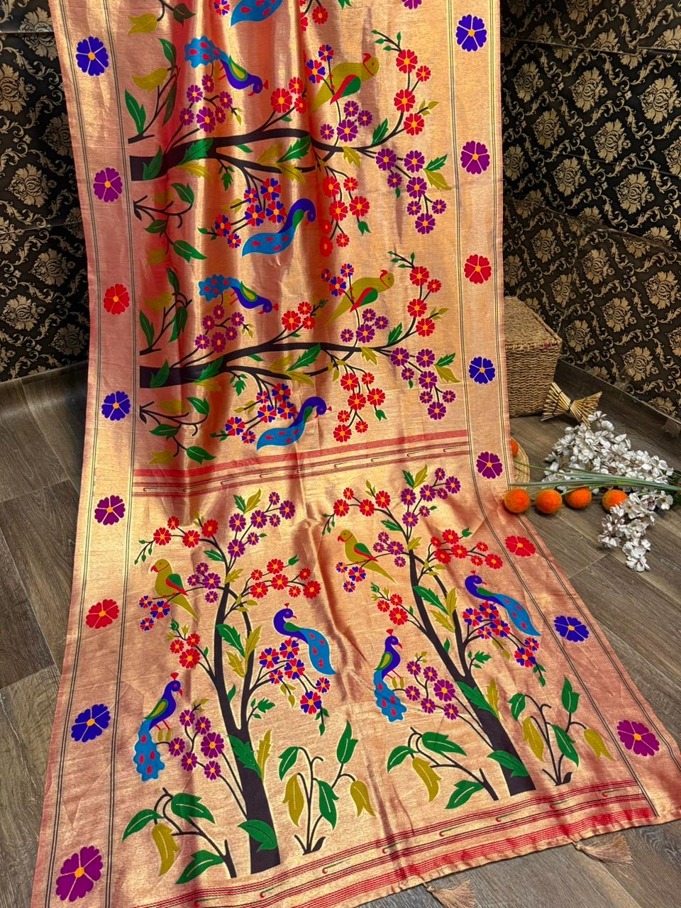 JANAK - All Over Brocade Paithani