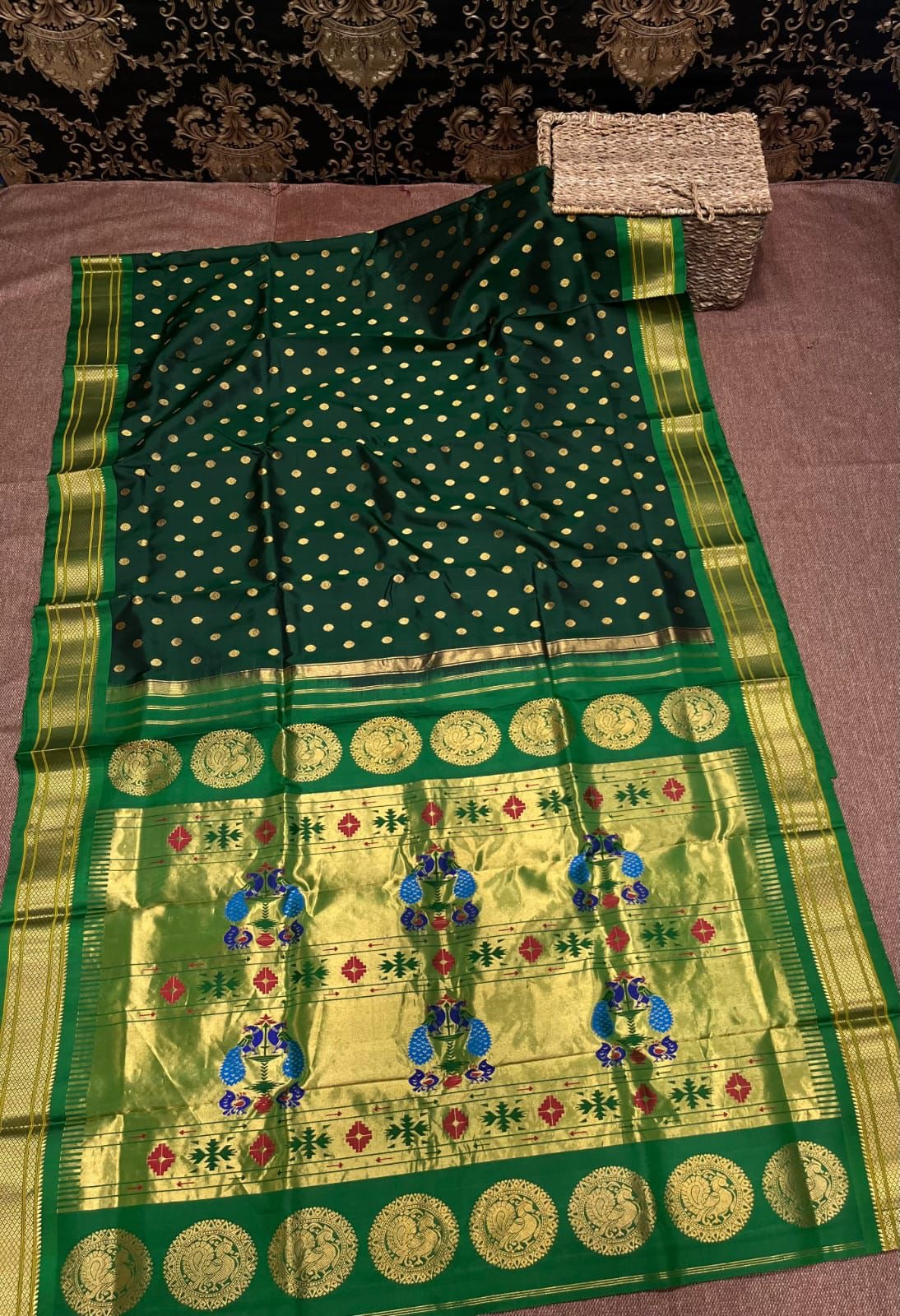 Kalanjali Paithani Pure Silk Handloom