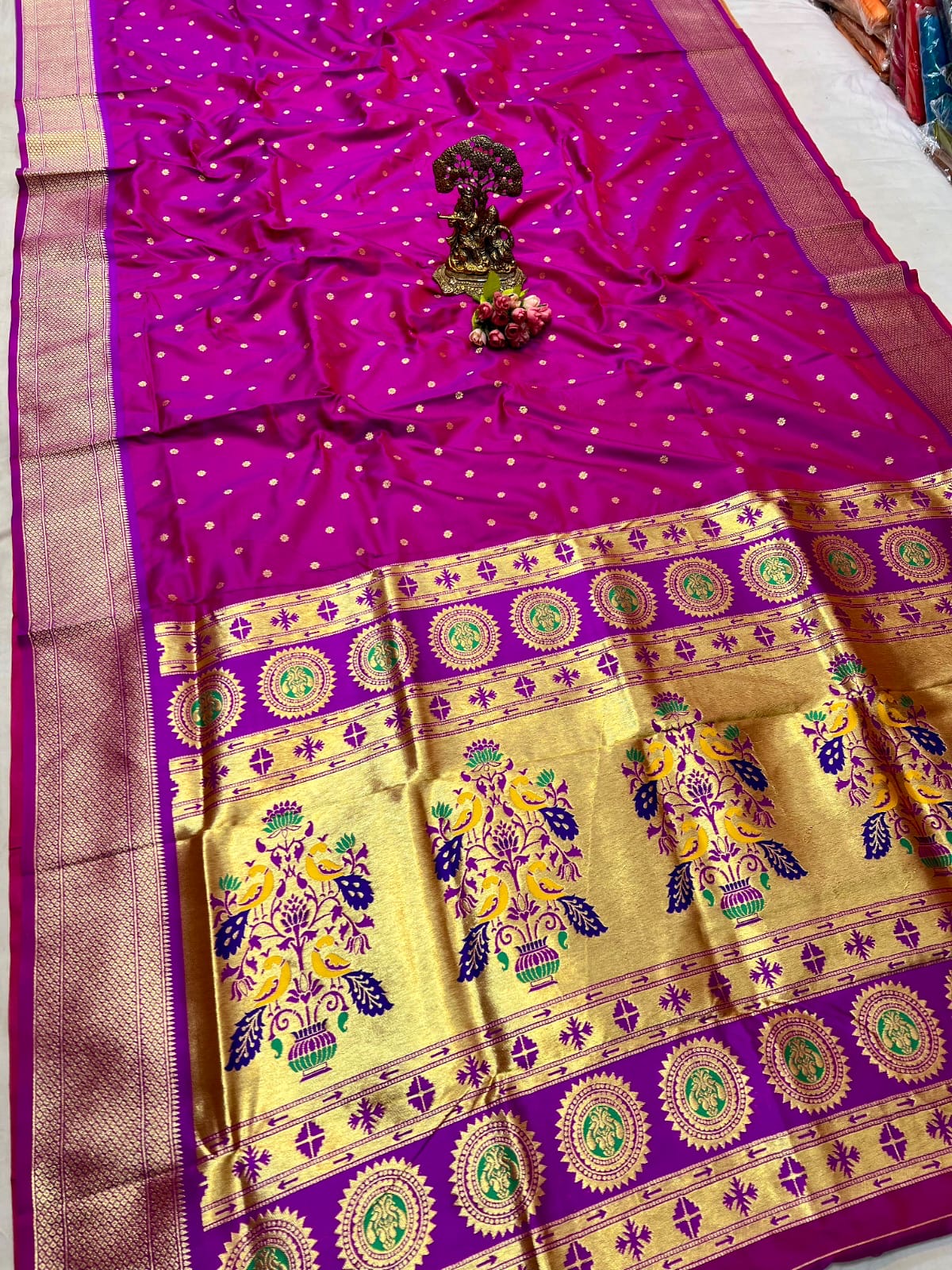 Soft silk kalanjali paithani