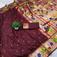 SBBP24- Swan Border Brocade Paithani !!
