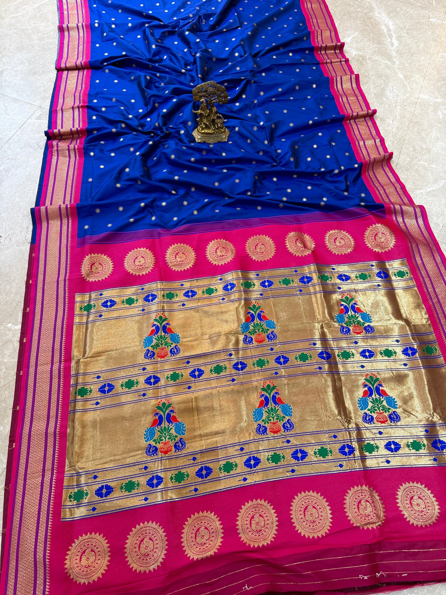 MAHARANI01 BLACK PAITHANI