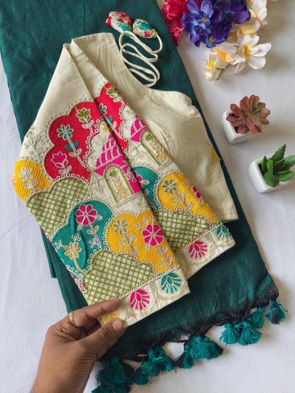 Pure Khadi cotton Saree