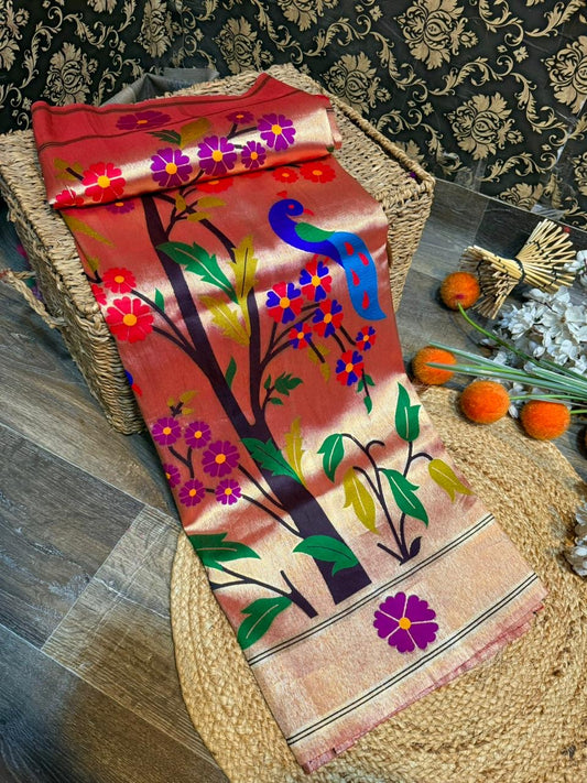 JANAK - All Over Brocade Paithani