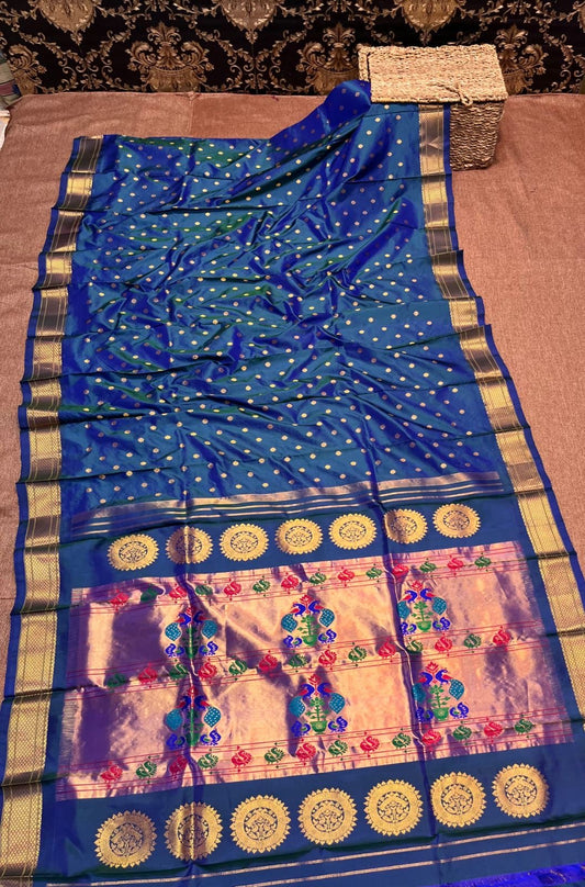 Kalanjali Paithani Pure Silk Handloom