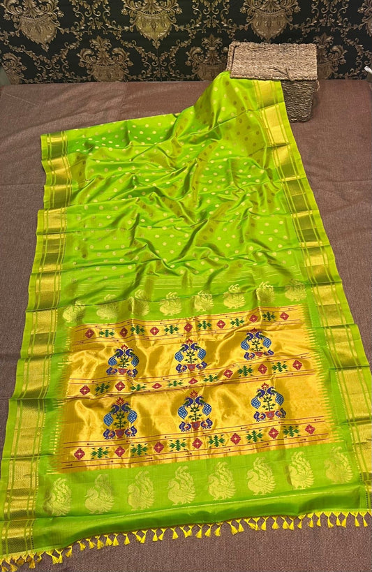 Kalanjali Paithani Pure Silk Handloom