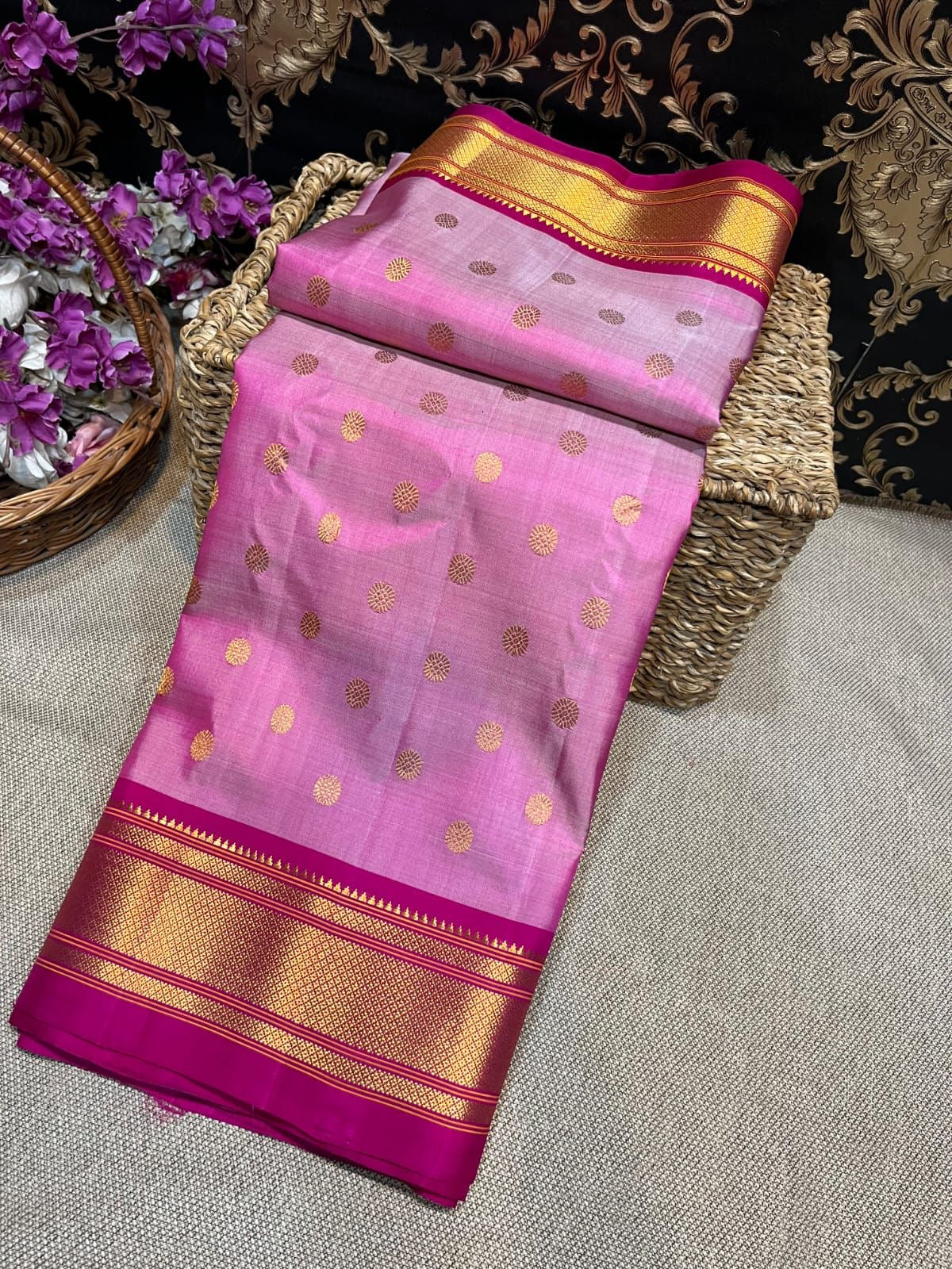 Kalanjali Paithani Pure Silk Handloom