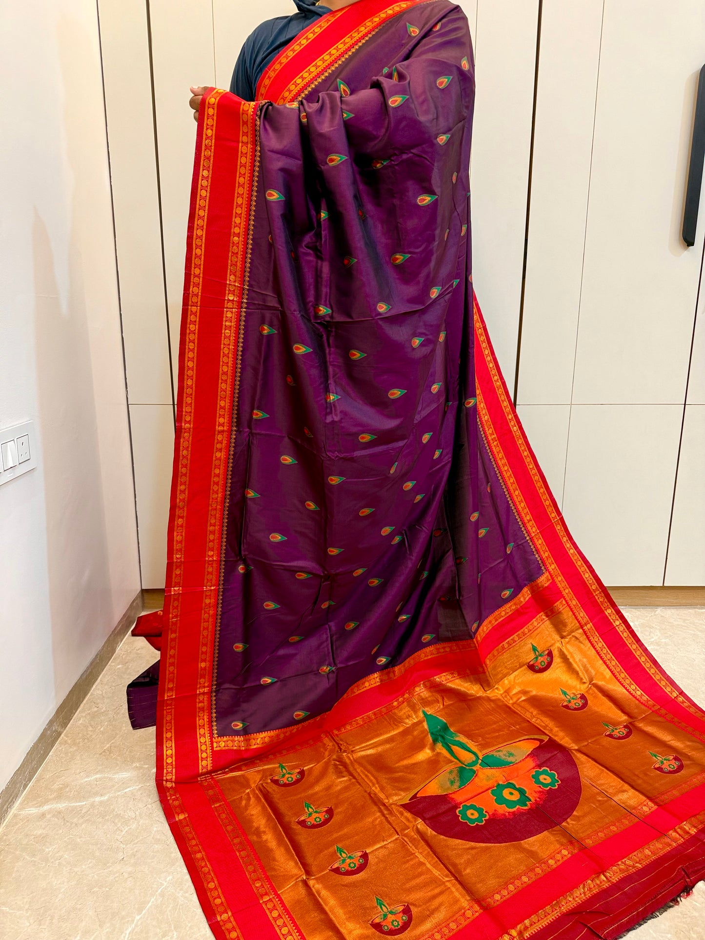 ADSS Diya Pallu Silk Saree !